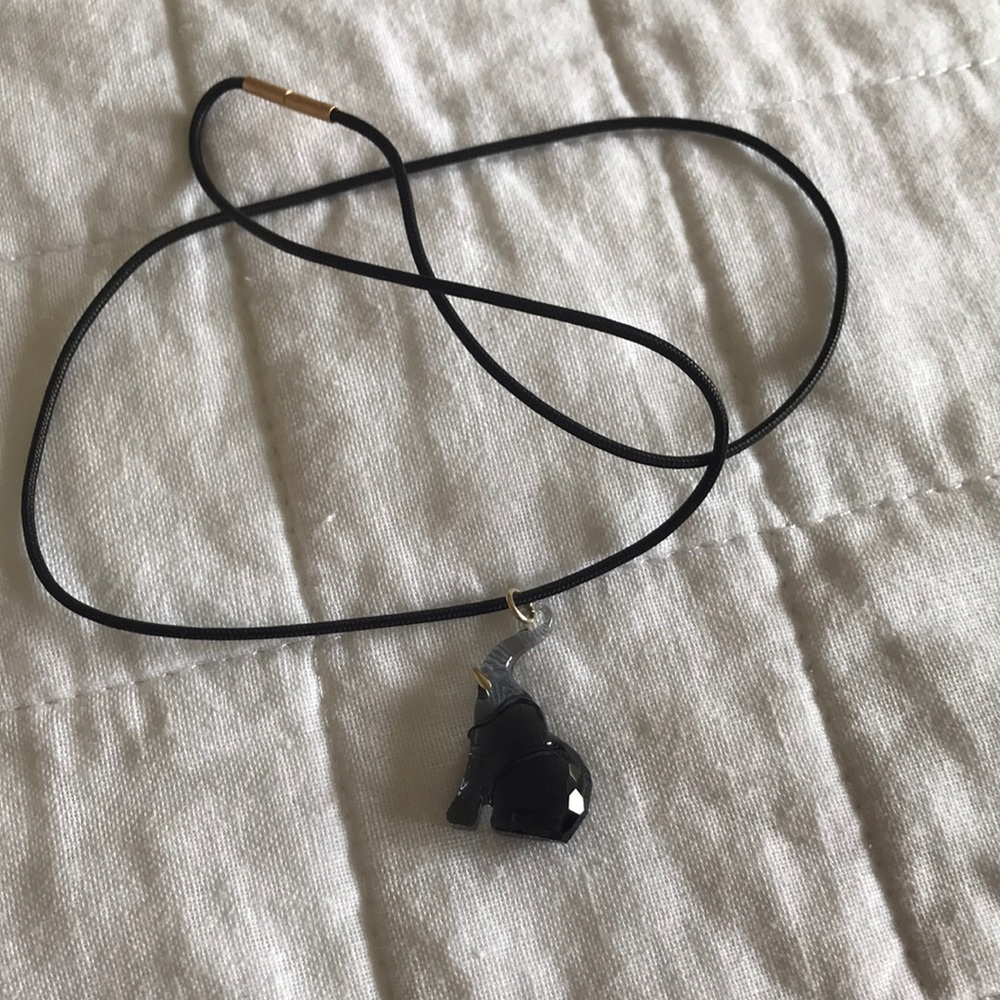 New 2022 Swarovski Crystal SCS Elephant Necklace